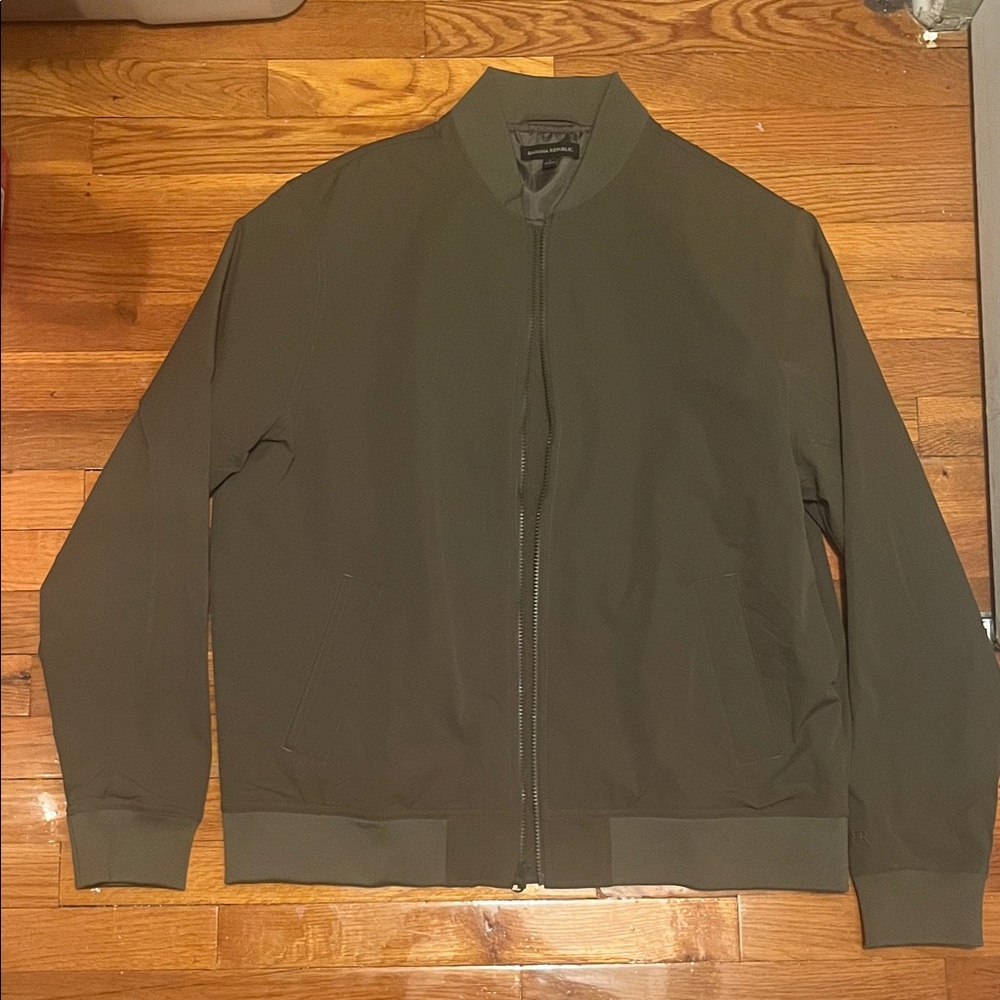 🏳️‍🌈 Banana Republic Lightweight Green Men's Mechanic’s Type Jacket - NWOT